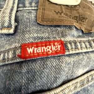 Wrangler Jeans 40x30  heavy denim men's pants distressed flaws